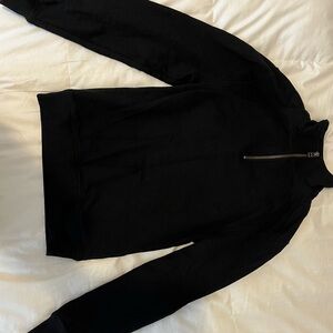 KOTN Black Half-Zip Sweater